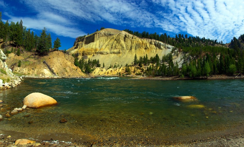 美國黃石國家公園自然風景圖片