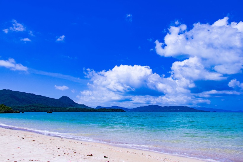 日本沖繩海景圖片