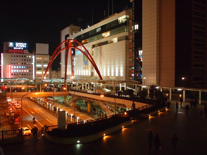 日本東京輝煌絢麗的夜景圖片