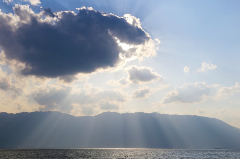 雲南大理洱海自然風景圖片