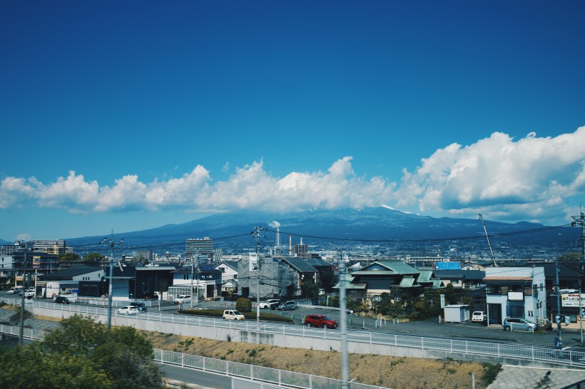 日本富士山優美風景圖片