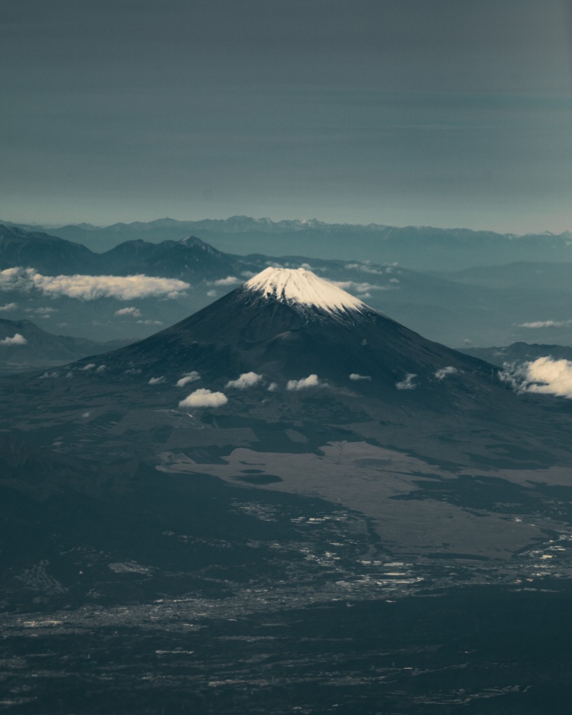 日本富士山優美風景圖片