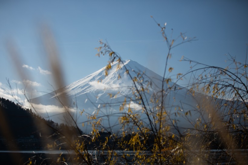 日本富士山優美風景圖片