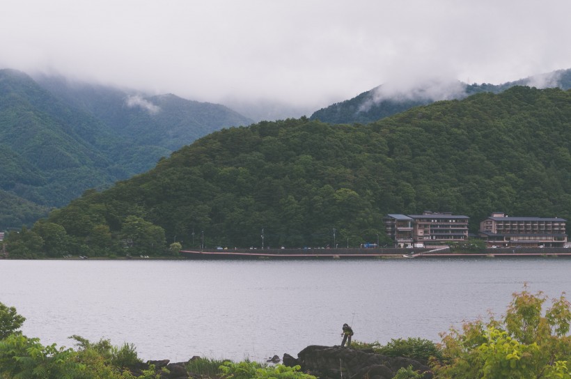 日本富士山優美風景圖片