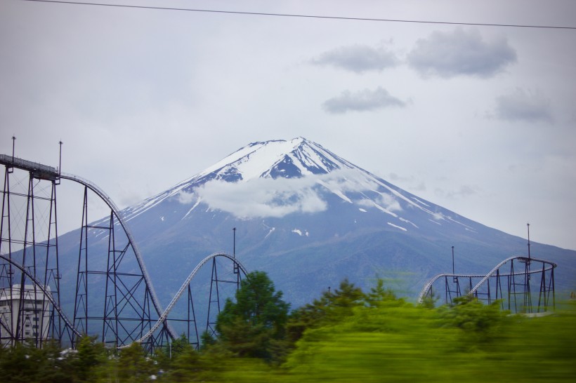 日本富士山優美風景圖片