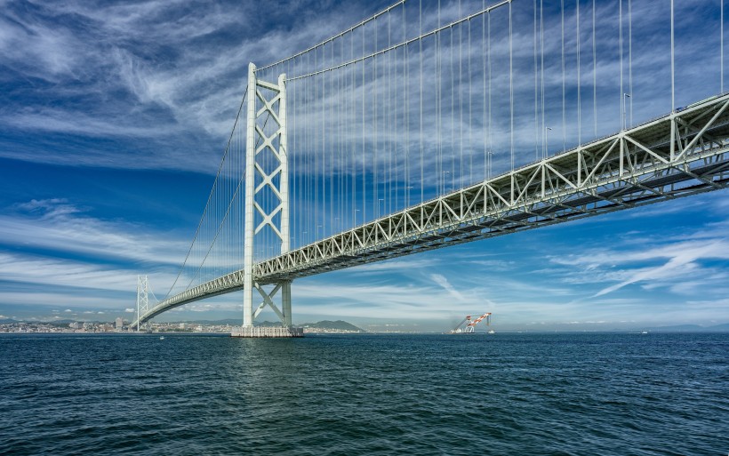 日本濑戶大橋建築風景圖片