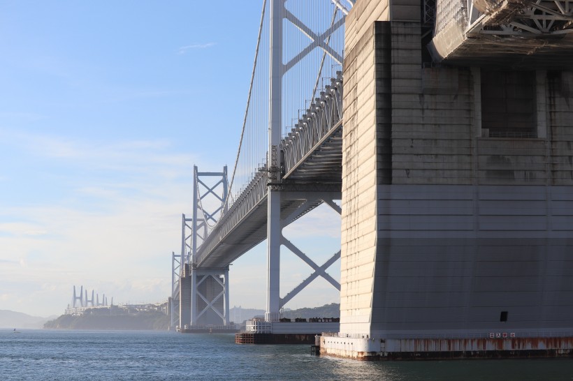 日本濑戶大橋建築風景圖片