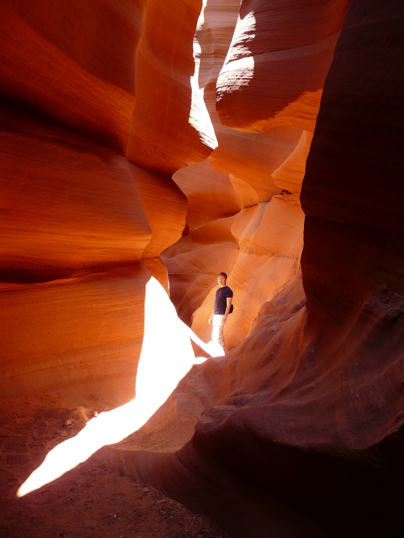 美國亞利桑那州羚羊峽谷自然風景圖片