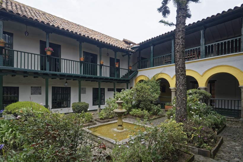 哥倫比亞聖菲波哥大建築風景圖片