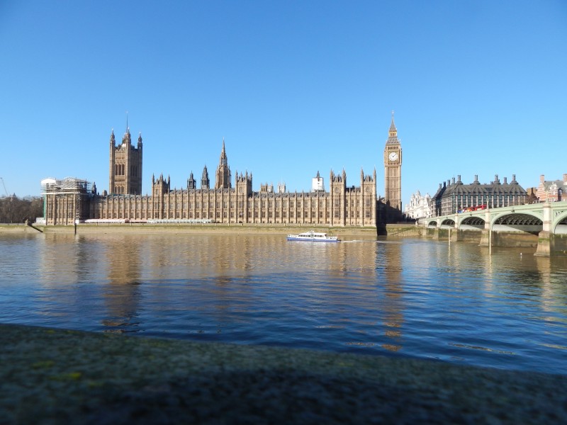 英國倫敦地标大本鐘建築風景圖片