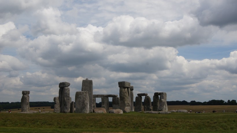 英國巨石陣自然風景圖片