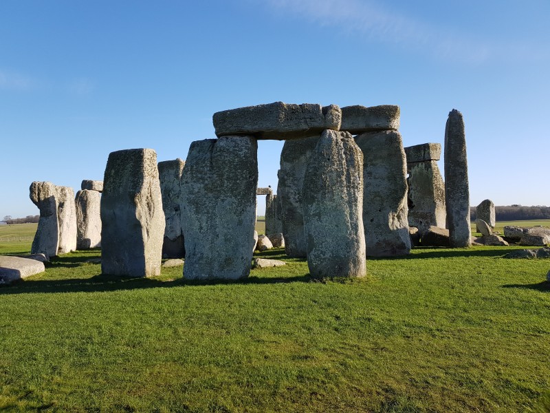 英國巨石陣自然風景圖片