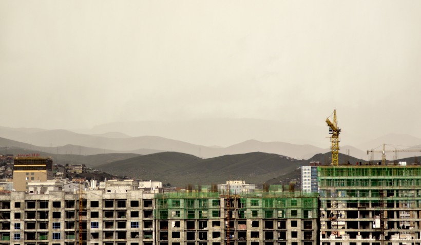蒙古烏蘭巴托建築風景圖片