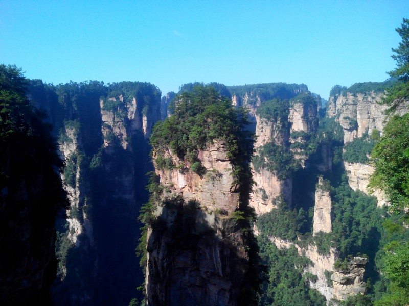 湖南張家界武陵源自然風景圖片