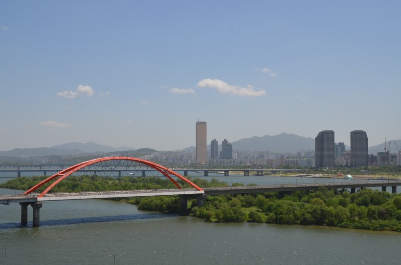 韓國漢城汝矣島風景圖片