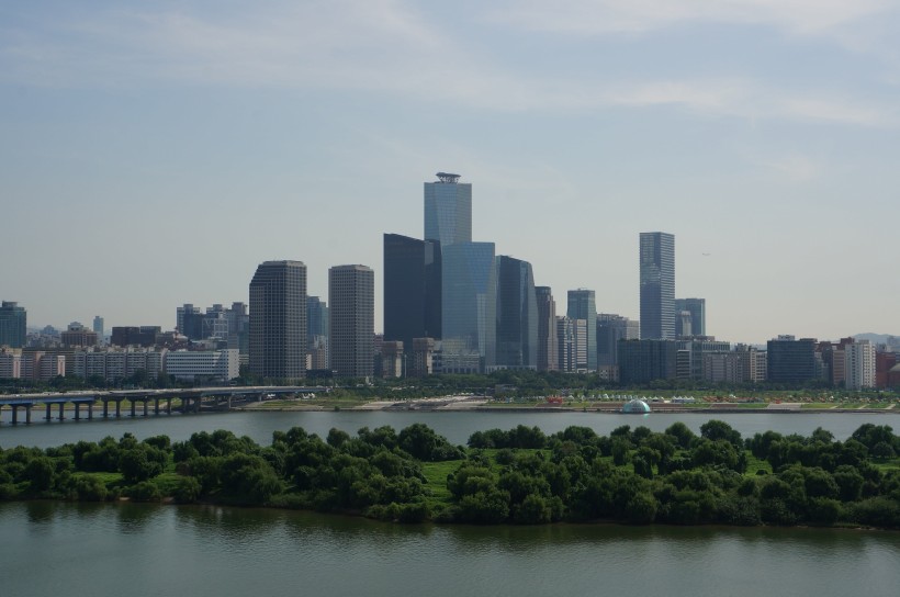 韓國漢城汝矣島風景圖片