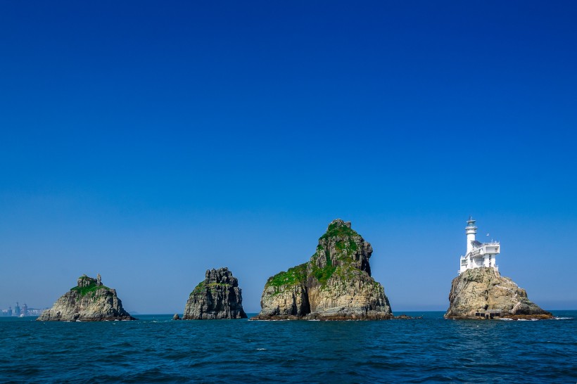 韓國釜山海岸風景圖片