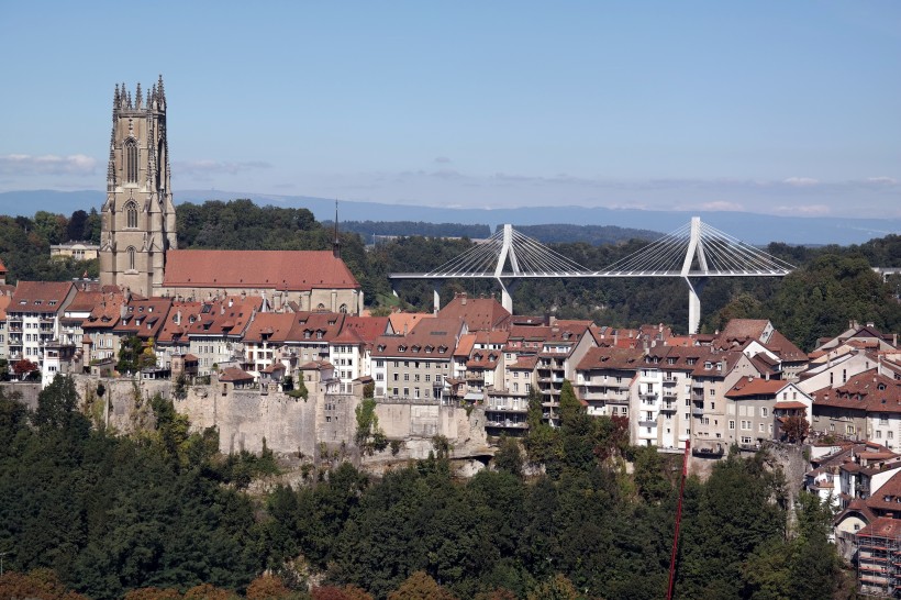 德國弗賴堡建築風景圖片