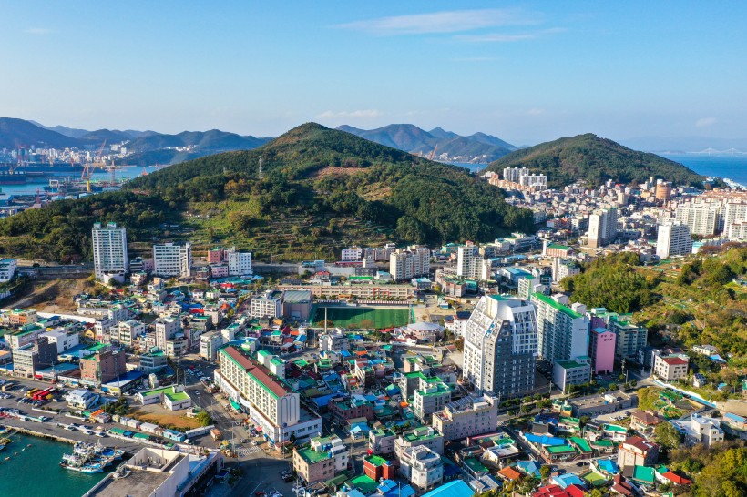 韓國釜山建築風景圖片