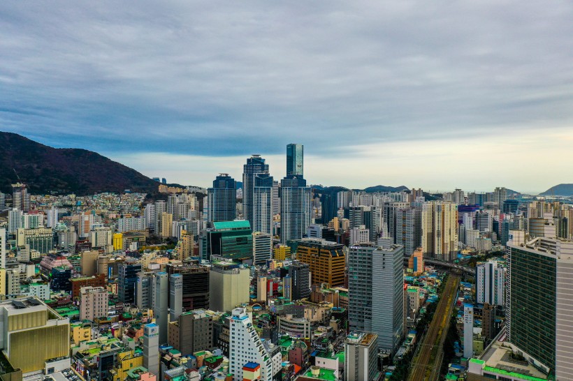 韓國釜山建築風景圖片