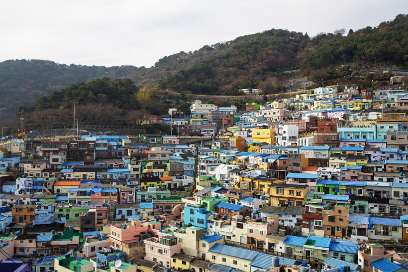 韓國釜山建築風景圖片