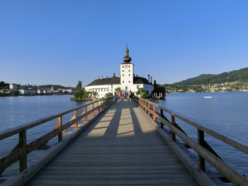 奧地利格蒙登建築風景圖片