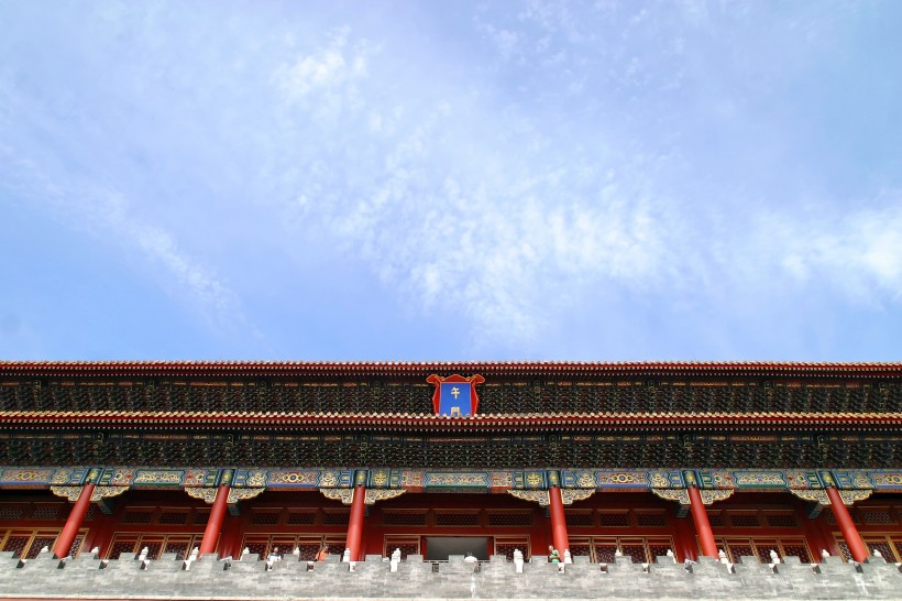 北京故宮建築風景圖片