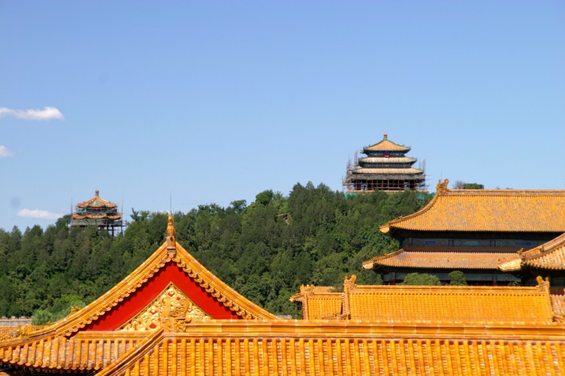 北京故宮建築風景圖片