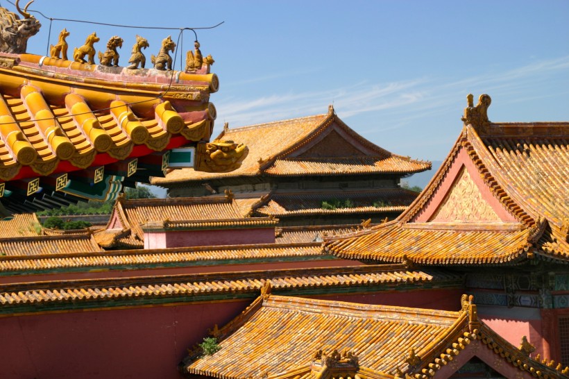北京故宮建築風景圖片