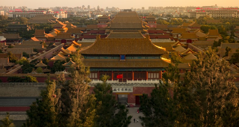 北京故宮建築風景圖片