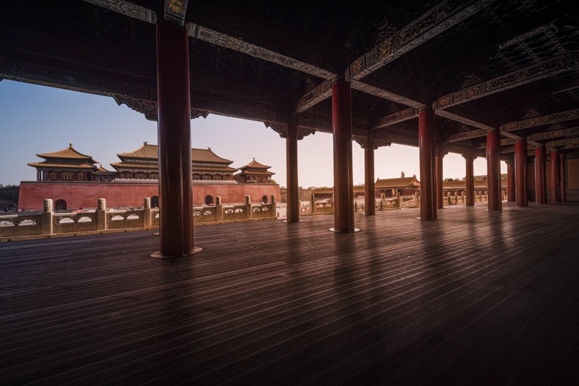 北京故宮建築風景圖片