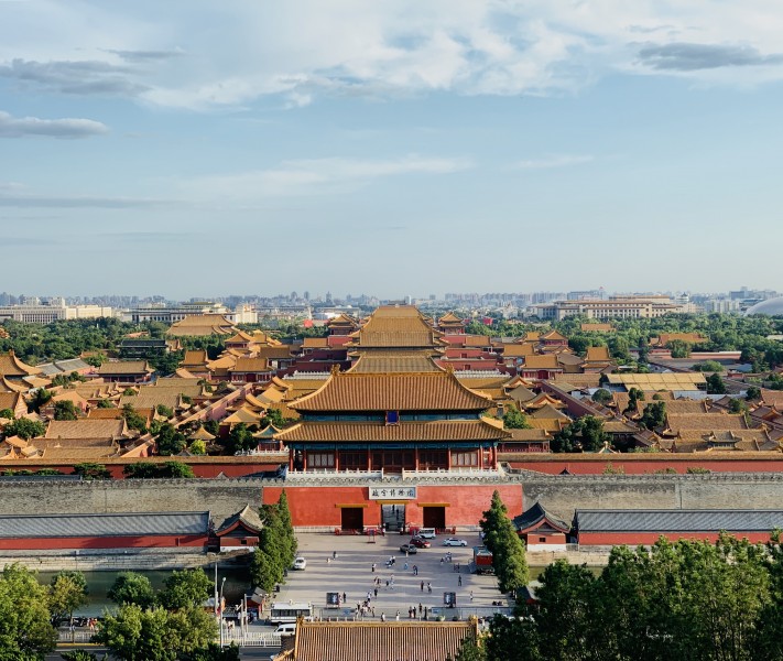 北京故宮建築風景圖片