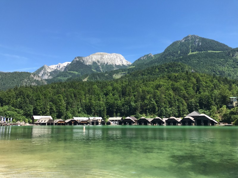 德國國王湖自然風景圖片