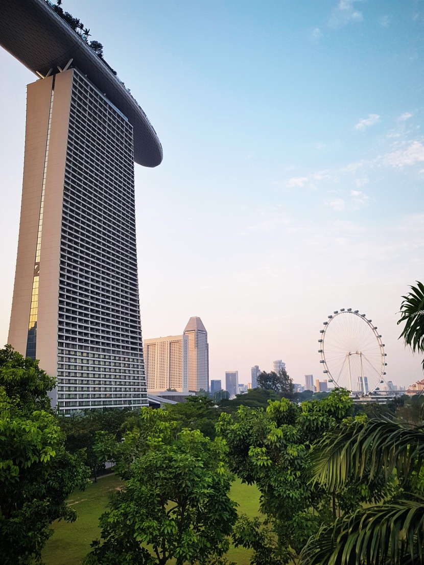 新加坡濱海灣金沙酒店建築風景圖片