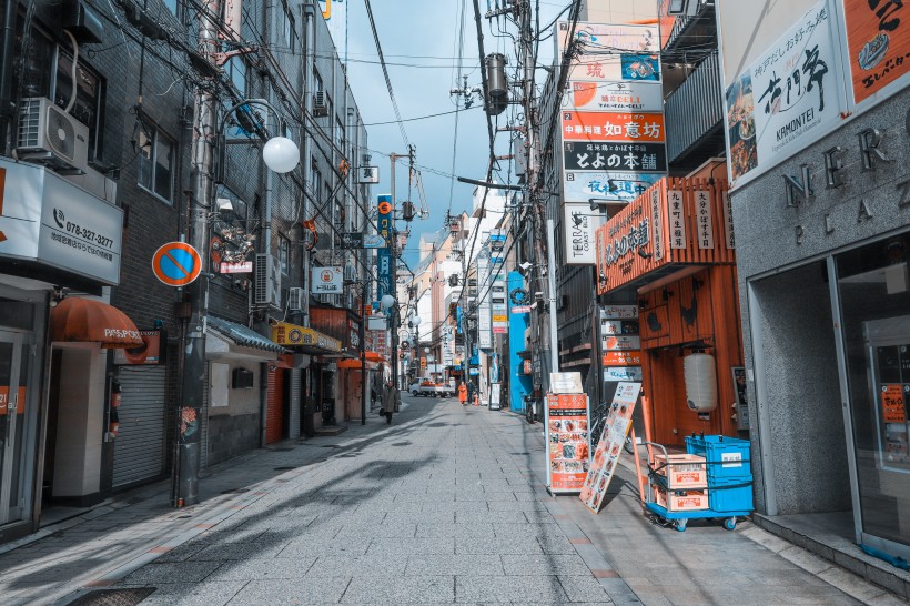 日本神戶建築風景圖片
