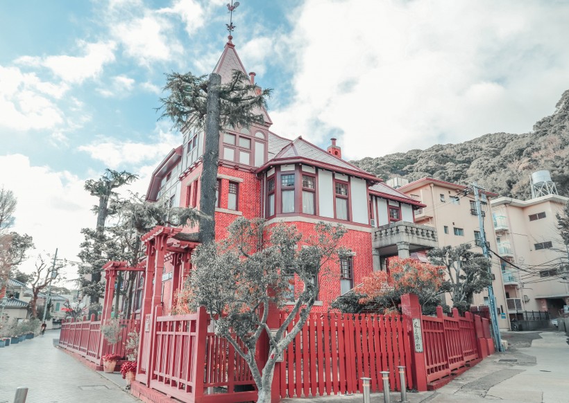 日本神戶建築風景圖片