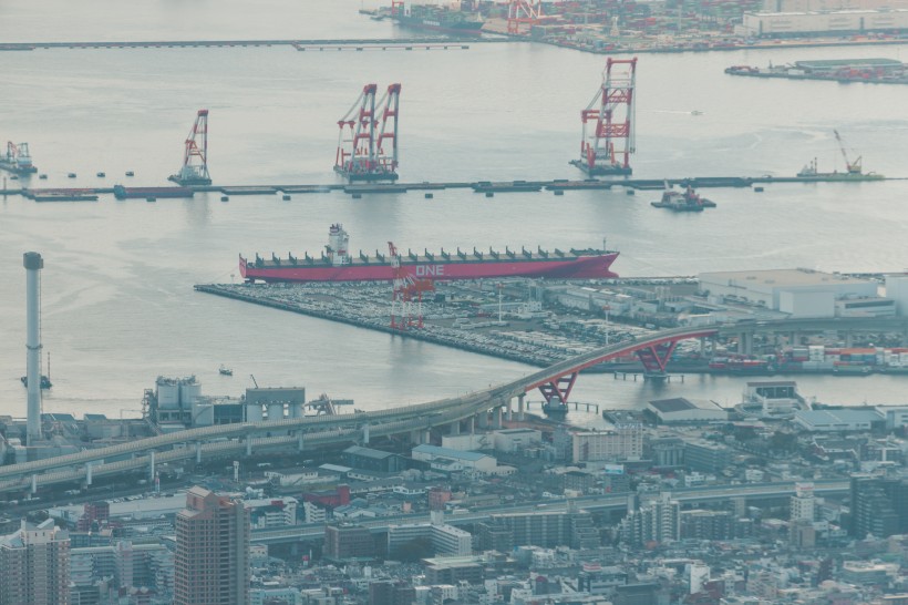 日本神戶建築風景圖片
