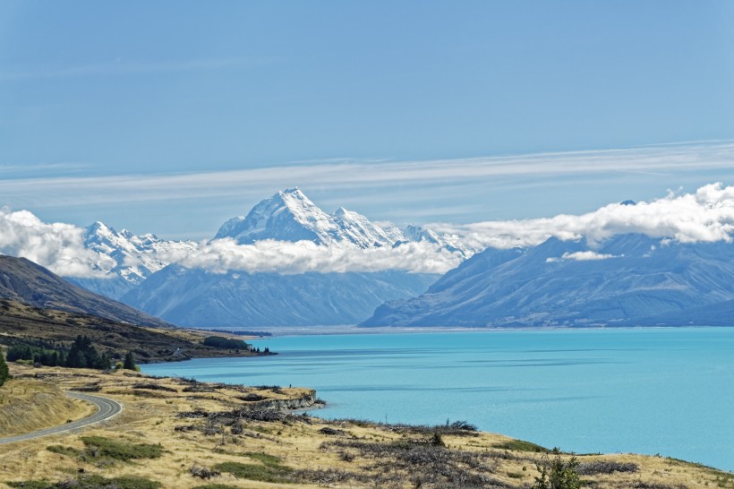 新西蘭庫克山自然風景圖片