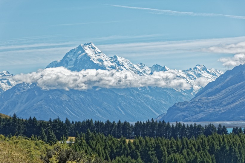 新西蘭庫克山自然風景圖片