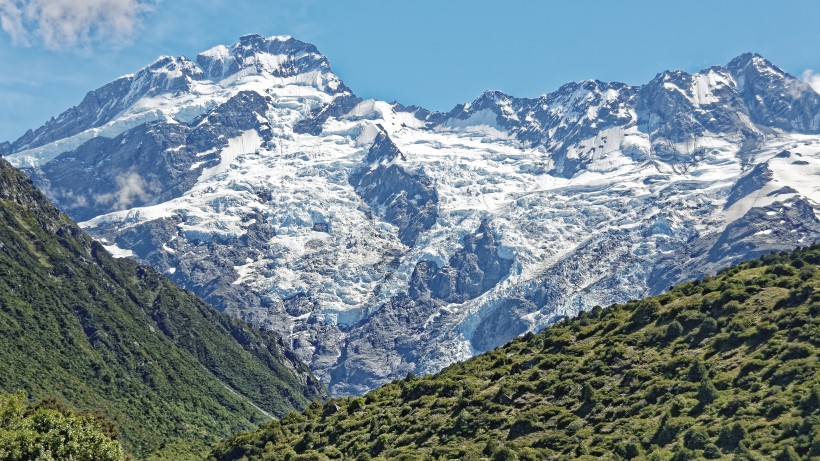 新西蘭庫克山自然風景圖片