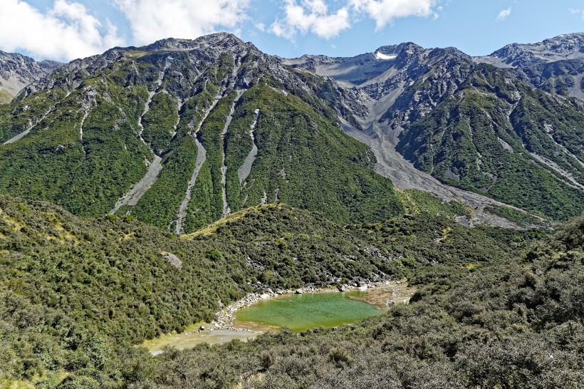 新西蘭庫克山自然風景圖片