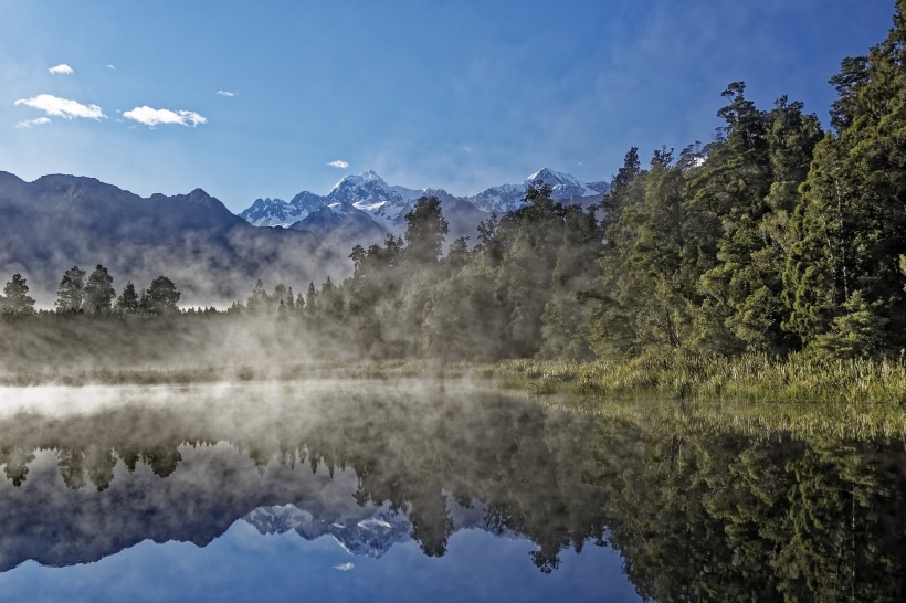 新西蘭庫克山自然風景圖片