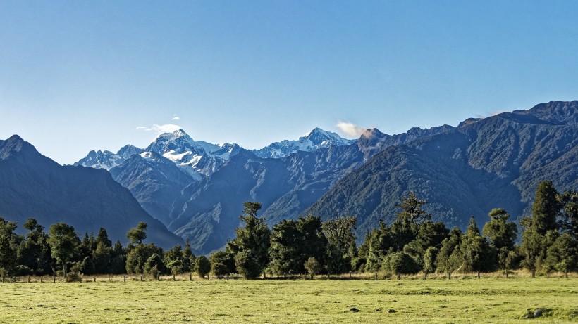 新西蘭庫克山自然風景圖片