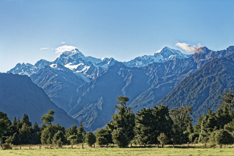 新西蘭庫克山自然風景圖片