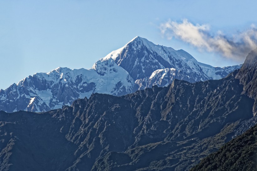 新西蘭庫克山自然風景圖片