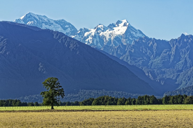 新西蘭庫克山自然風景圖片