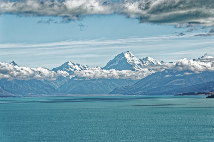 新西蘭庫克山自然風景圖片