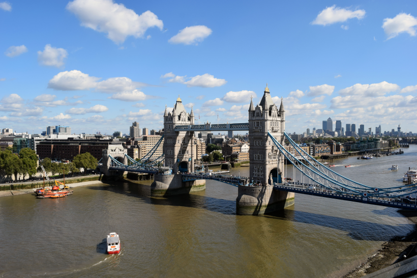 英國倫敦塔橋風景圖片