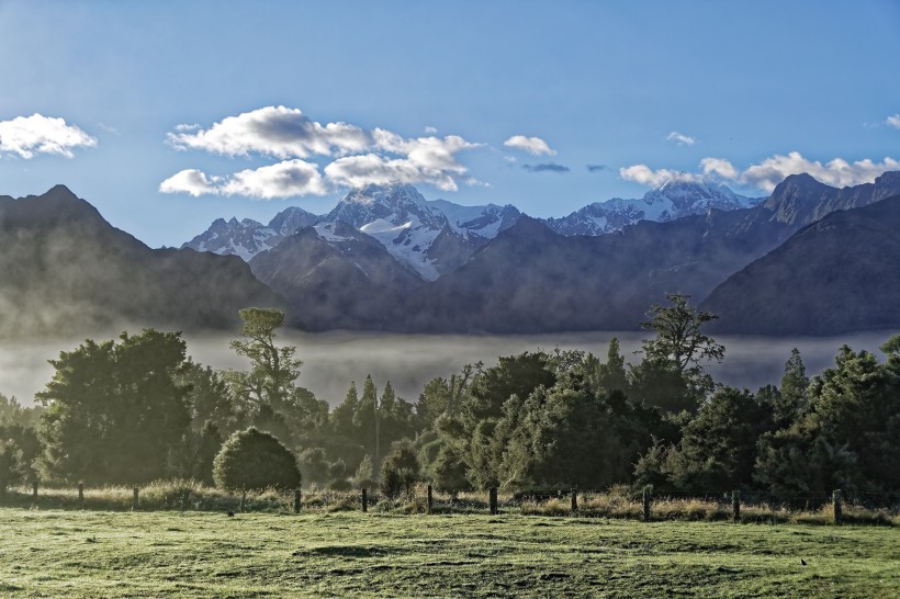 新西蘭庫克山風景圖片