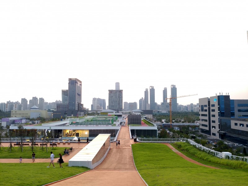 韓國仁川建築風景圖片